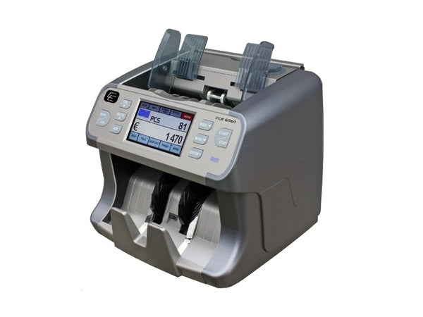 CCE 6050 Banknotenzähler mit Falschgelderkennung – Touchscreen-Farbdisplay