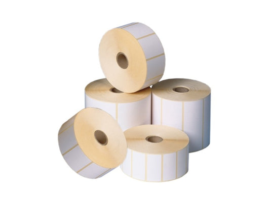 Etiketten - thermodirekt, 100 x 49mm, D100mm, Kern 40mm, 950 Etiketten/Rolle, permanent, weiss