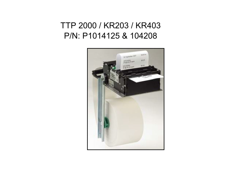 Universal-Rollenhalter (variable Position, Rollendurchmesser max. 200mm) für KR203, KR403 und TTP2000