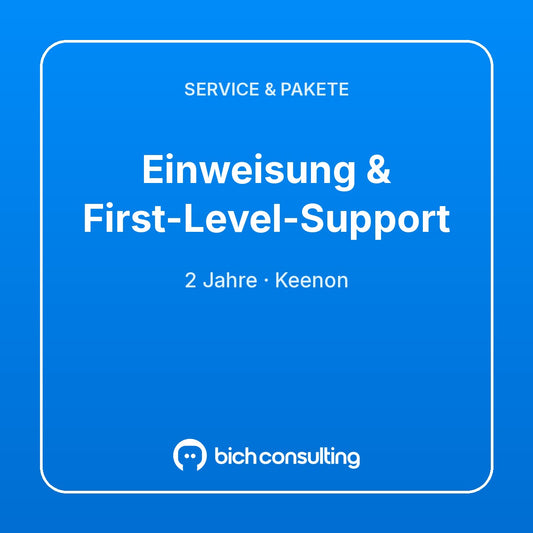 Einweisung & First-Level-Support (2 Jahre) für Keenon
