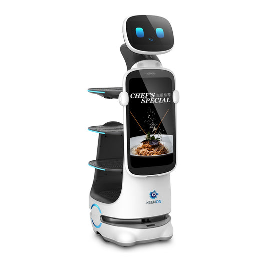 Keenon DINERBOT T10 Servierroboter mit Werbedisplay