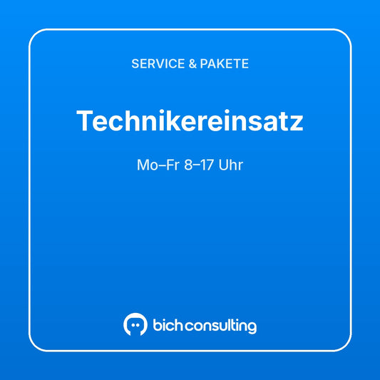 Technikereinsatz vor Ort